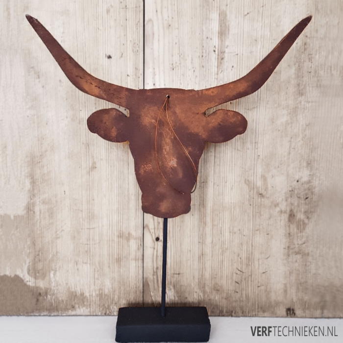 DIY Pakket Rusty Bull - Stierenkop in boho stijl