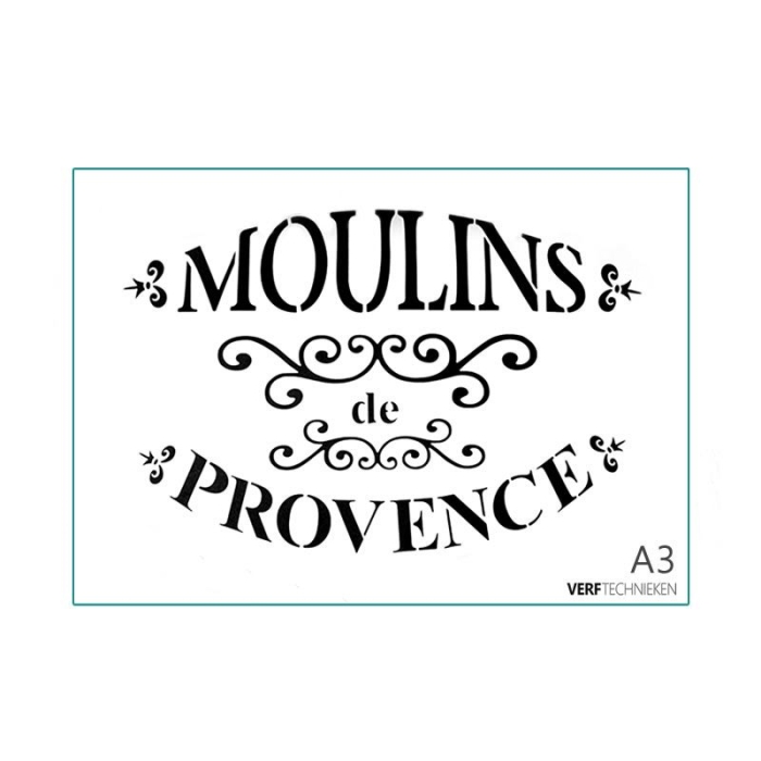 Sjabloon Moulins de Provence A3