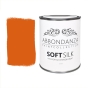 Abbondanza Rusty Orange. Let op: deze kleur dekt minder goed, reken dus op meer lagen dan gebruikelijk. 