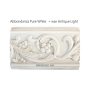 Abbondanza Antiquing Wax Light op krijtverf Pure White