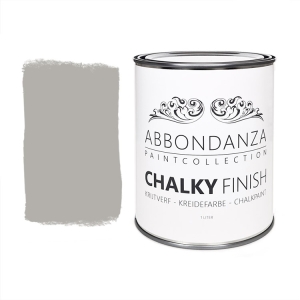 Krijtverf Soft Grey is een warme middelgrijze kleur, betongrijs