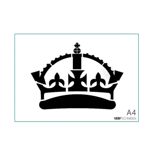 Sjabloon Crown op A4 formaat